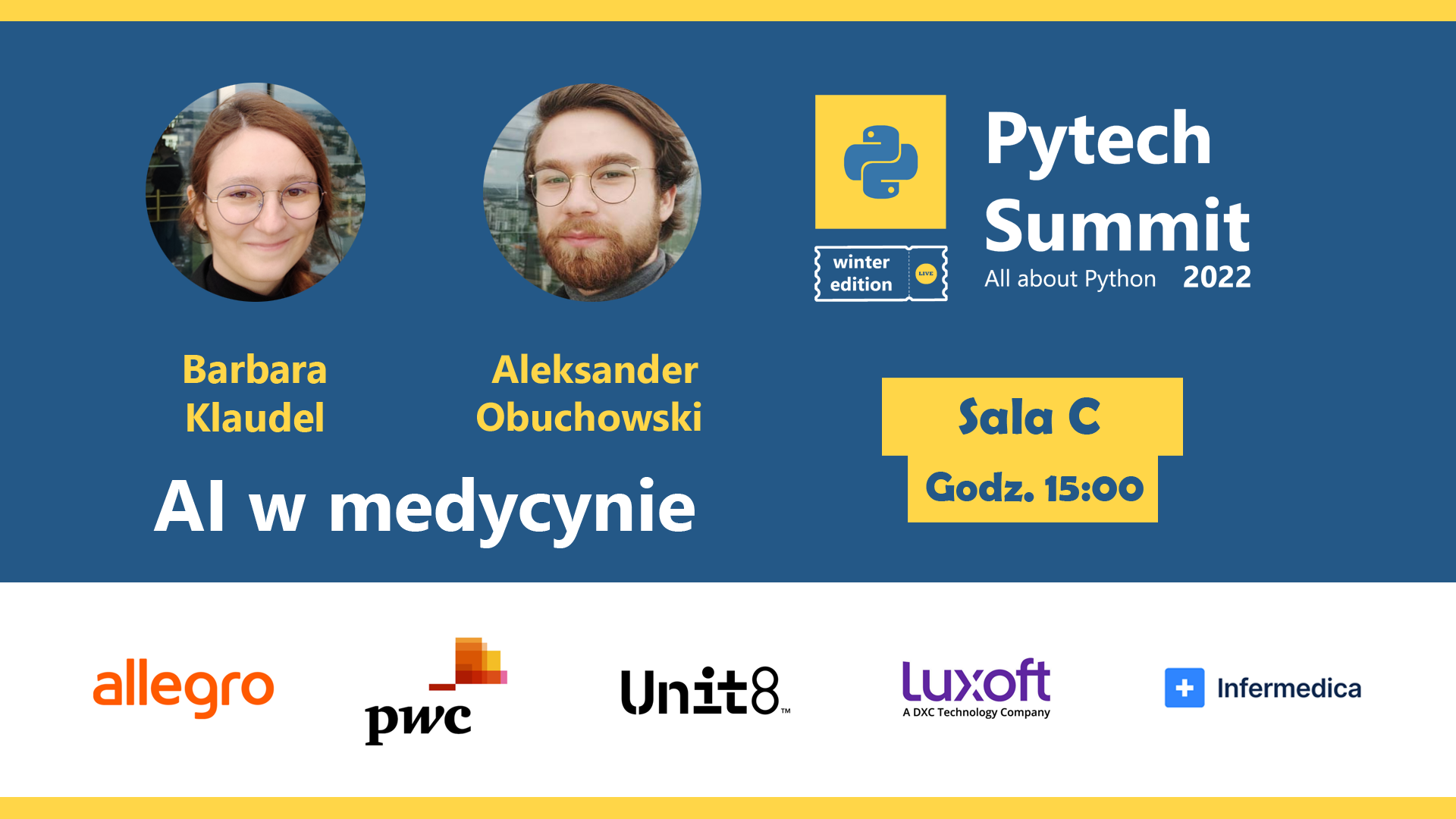 SALA C - Pytech Summit 2022 (online) | Największa konferencja o Python